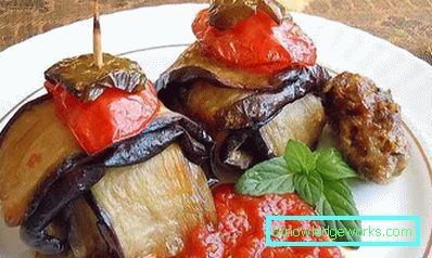 124-Eggplant i ovnen raskt og