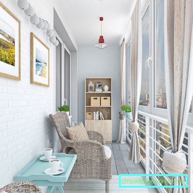 Loggia 6 meter - 95 bilder av originale designløsninger