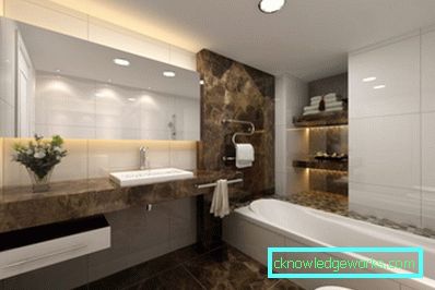 Strekktak på badet - 85 bilder av nye produkter av moderne design