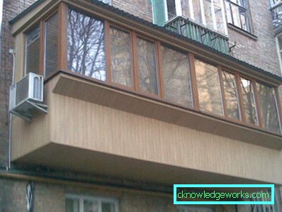 Taket på balkongen i en moderne stil - 55 bilder av designideer