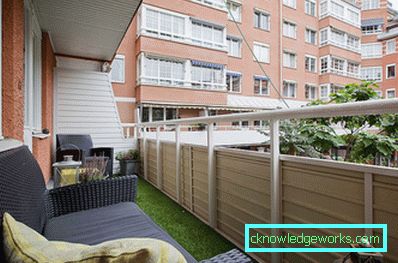 Design en balkong i leiligheten - hvordan det skal være