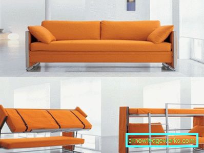 Sofa transformer - en gjennomgang av moderne modeller (77 bilder)
