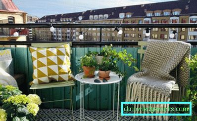 Liten Loggia - 84 bilder av den nye vakre designen i interiøret