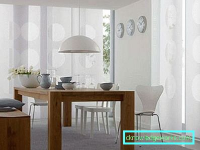 Kjøkkendesign med et vindu - 50 interiørfotografier