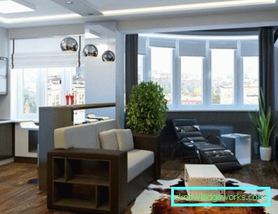 En-roms leilighet design - 150 bilder av moderne interiørdesign ideer