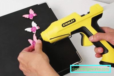 Finesser av drift av den varme limpistolen Finesser av drift av den varme limpistolen