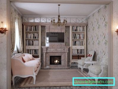 41-Stue i Provence stil - bilde
