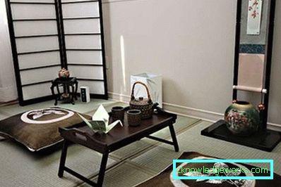 Japansk stil stue - 50 bilder av designeksempler