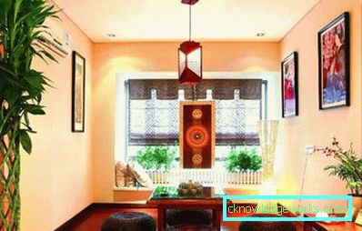 Japansk stil stue - 50 bilder av designeksempler