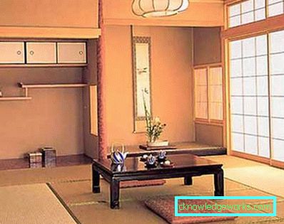Japansk stil stue - 50 bilder av designeksempler