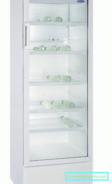 Hvit glass kjøleskap Hvit glass kjøleskap