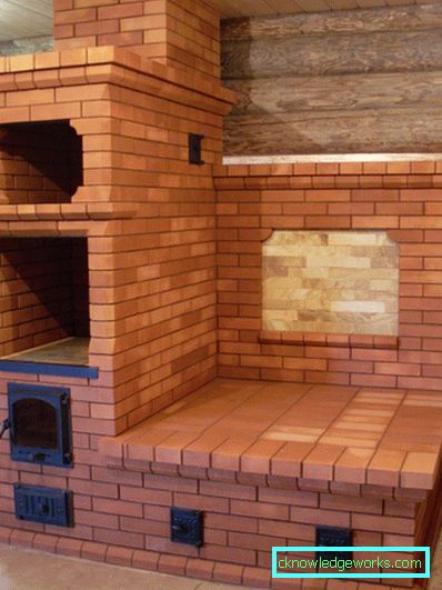 Brick ovner for et bad: typer, fordeler og ulemper