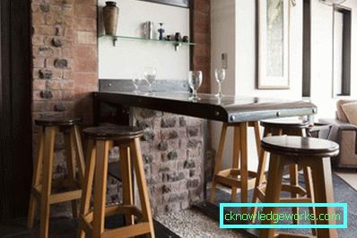 Kjøkken med bar counter - bilde design
