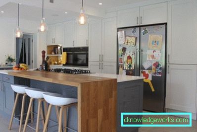 Kjøkken med bar counter - bilde design