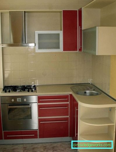 317-kjøkken i Khrusjtsjov - 80 bilder av ideer