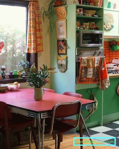 171-kjøkken i stil med kitsch - 100 bilder