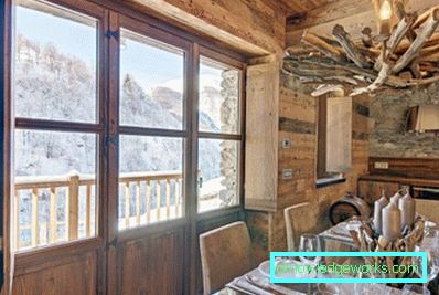 Chalet stil kjøkken