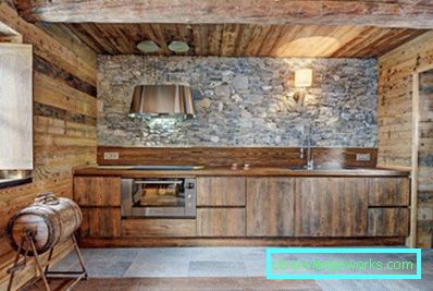 Chalet stil kjøkken