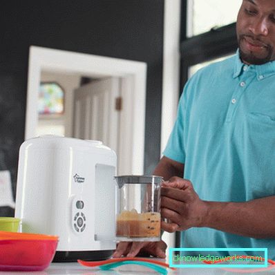 Blender steamer for baby mat fra kjente merkevarer Blender steamer for baby mat fra kjente merkevarer