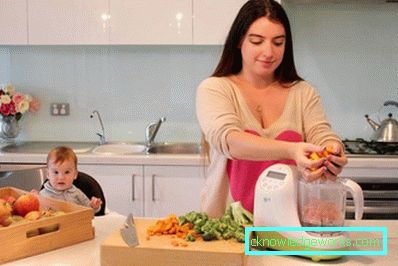 Blender steamer for baby mat fra kjente merkevarer Blender steamer for baby mat fra kjente merkevarer