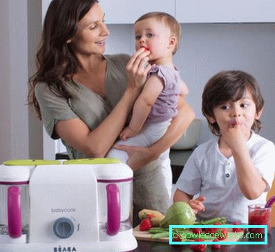 Blender steamer for baby mat fra kjente merkevarer Blender steamer for baby mat fra kjente merkevarer