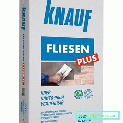 Knauf Fliesen fliser lim: funksjoner og spesifikasjoner Knauf Fliesen fliser lim: funksjoner og spesifikasjoner