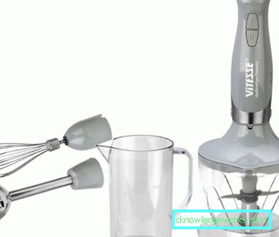 Neddykkbar blender med visp Neddykkbar blender med visp