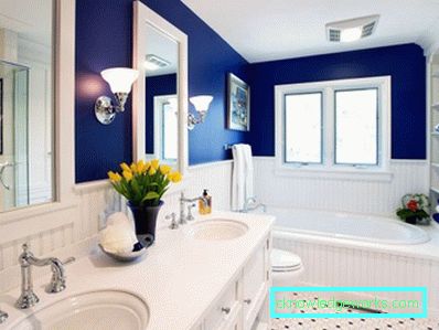Maling veggene på badet i stedet for fliser