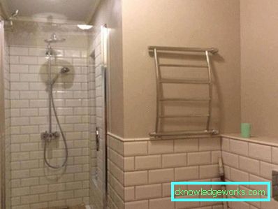 Maling veggene på badet i stedet for fliser