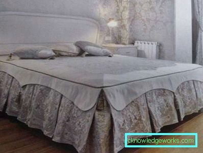 Bedspread på sengen i soverommet - foto nyheter og tips for å velge Bedspread på sengen i soverommet - foto nyheter og tips for å velge