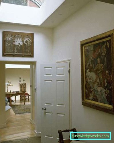 Hall i engelsk stil - bilder av interiørdesign