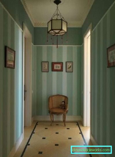 Hall i engelsk stil - bilder av interiørdesign
