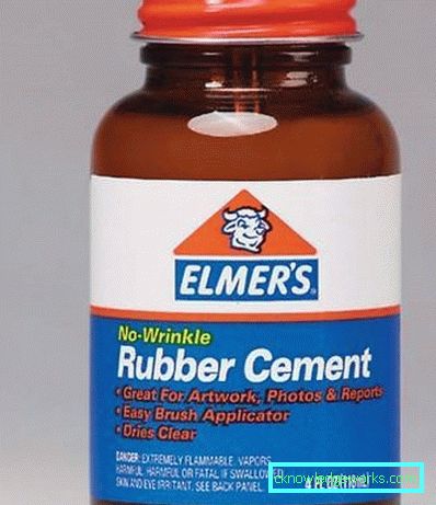 Gummi lim: typer og egenskaper Gummi lim: typer og egenskaper