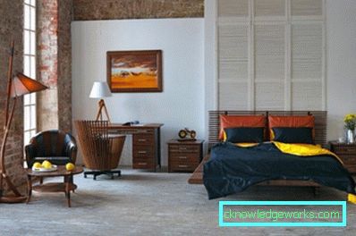 451-soverom i loft stil - 50 bilder