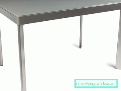 Glass glidende kjøkkenbord Glass glidende kjøkkenbord